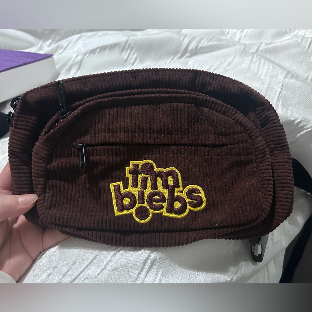 Tim Biebs Fanny Pack Rare Justin Bieber x Tim Hortons Collab